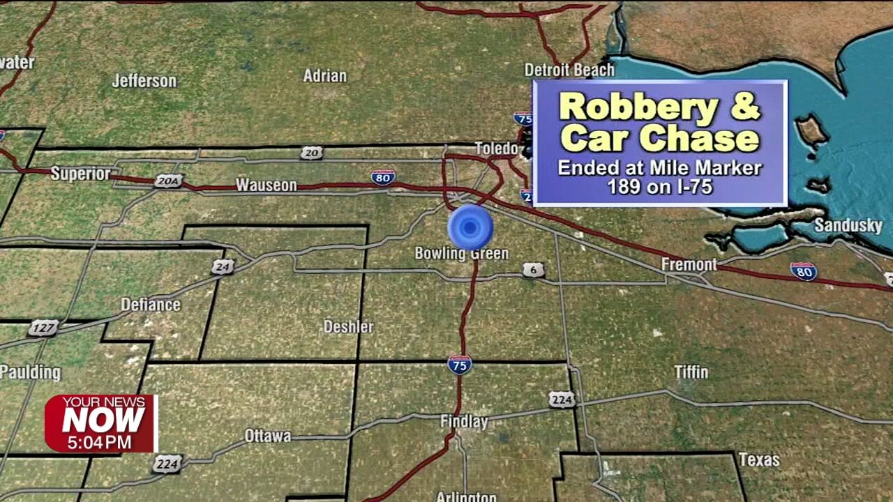 Four in custody after theft incident and chase in Findlay